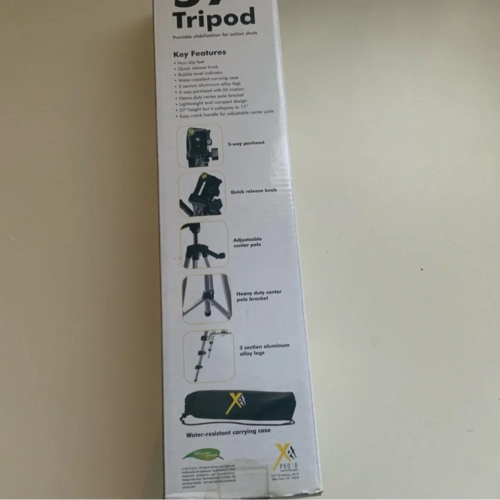 XIT Photo PRO SERIES TRIPOD FOR CAMCORDS & DSLRs NEW